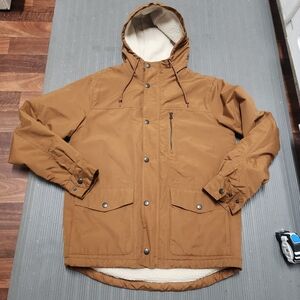 Old Navy Brown Sherpa Lined Water Resistant Chore Coat NWOT